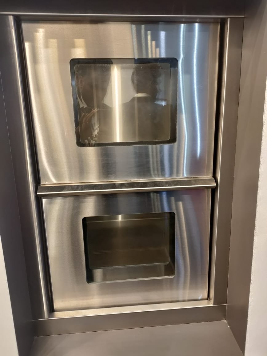 Hospitality Bi-Parting Stainless Steel Shutter